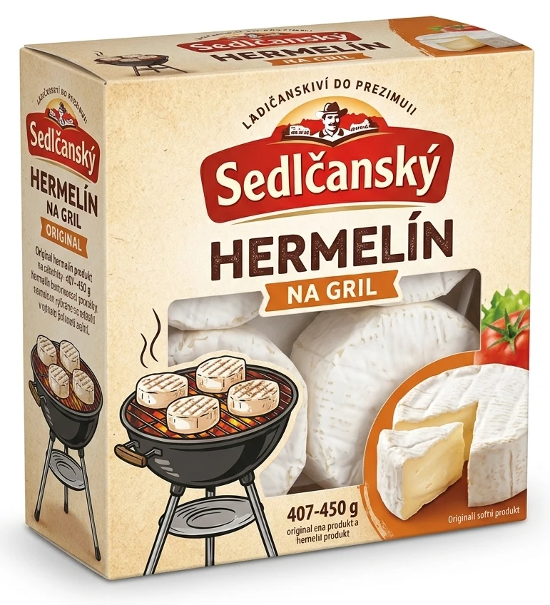 Sedlčanský Hermelín na gril