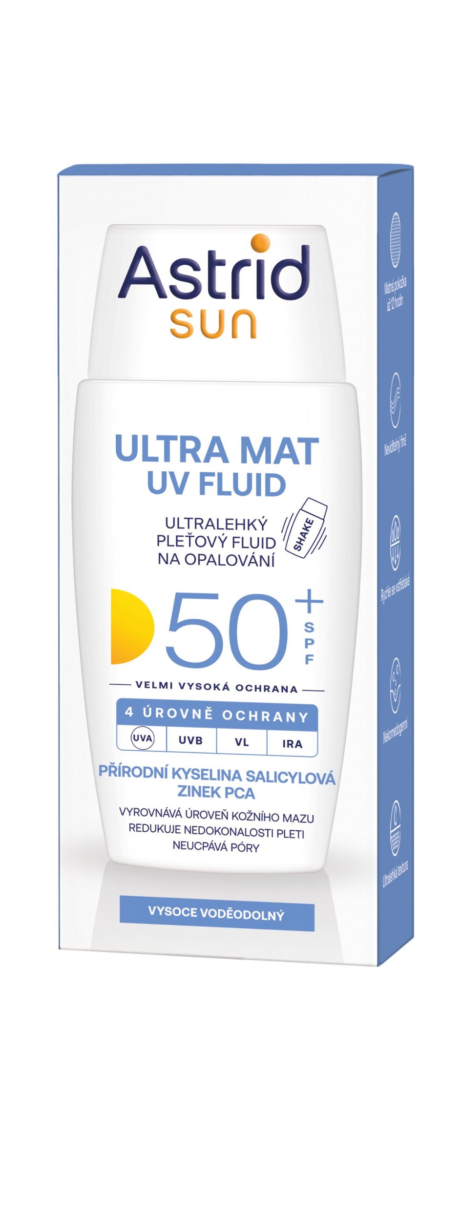 ASTRID SUN tónovací pleťový fluid  OF50+ 50ml