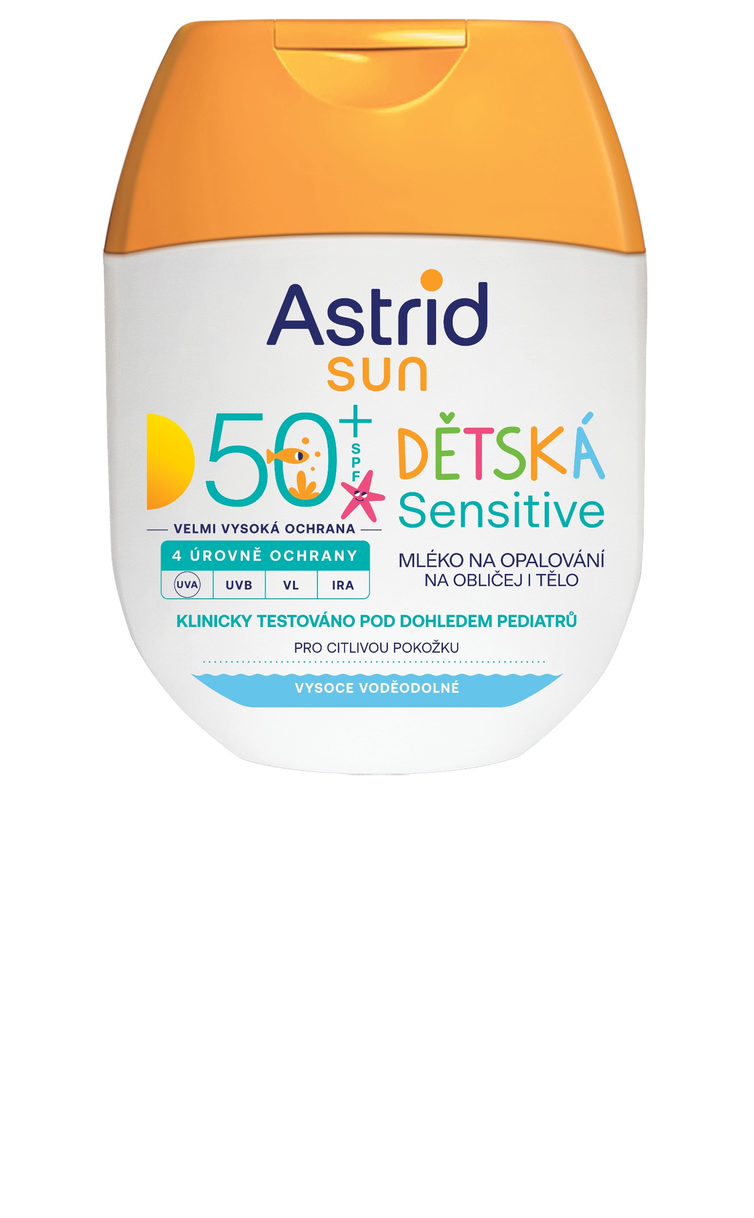 Astrid Sun Dětské mléko na opalování Sensitive OF 50+ 60 ml