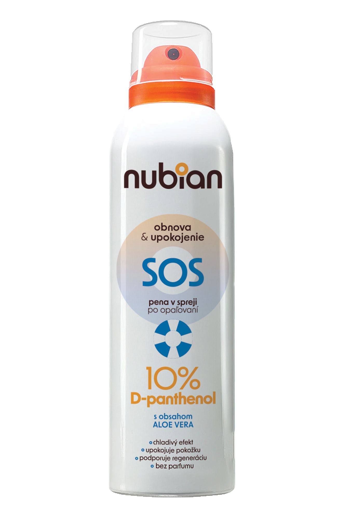 Nubian Panthenol Pena po opal 10% 200 ml