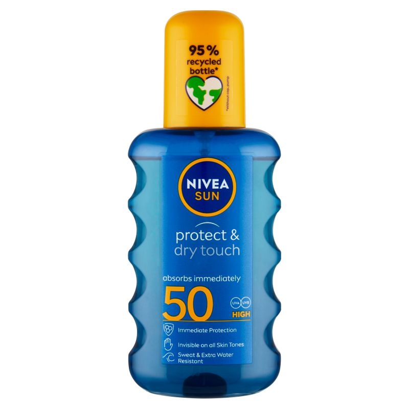 Nivea Sun Neviditelný sprej na opalování Protect&Dry OF50 200 ml