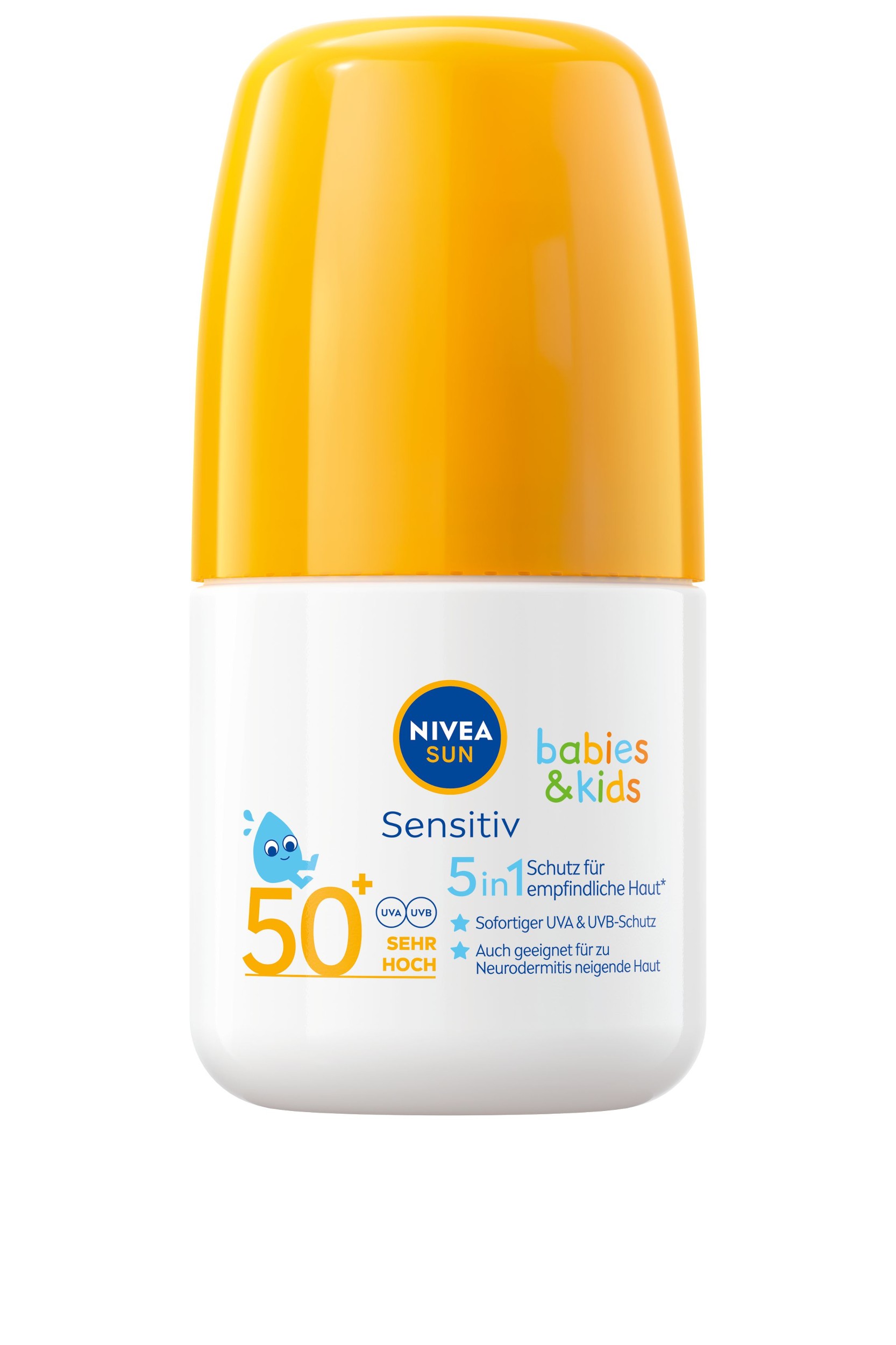 Nivea Sun Sensitive Dětské mléko na opalování v kuličce OF 50+ 50ml