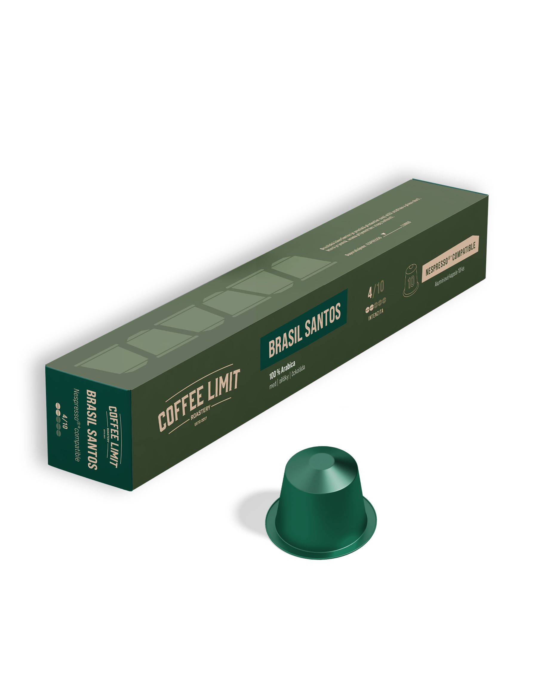 Coffee Limit Brazil Santos 10ks kapsle Nespresso