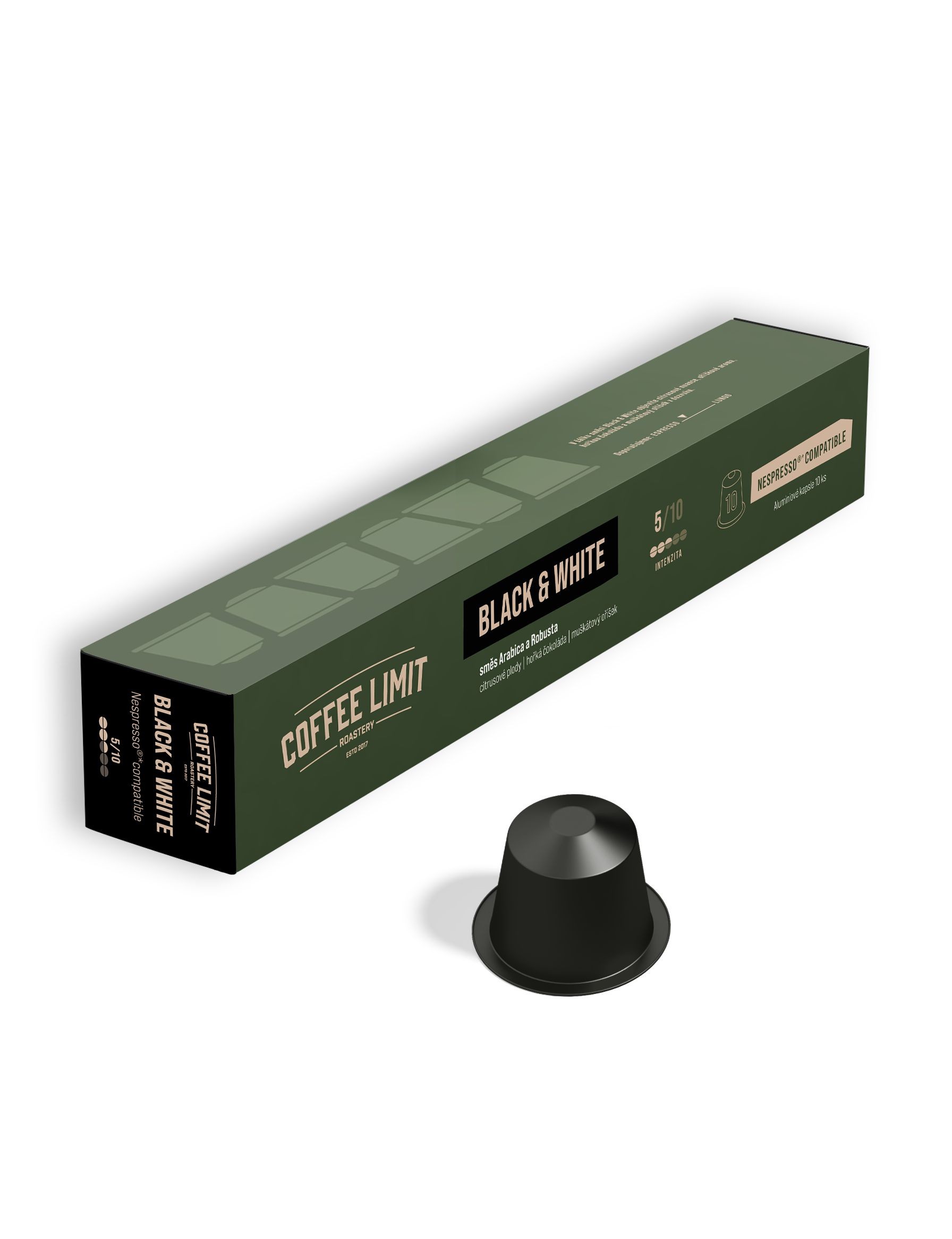 Coffee Limit Black & White 10ks kapsle Nespresso