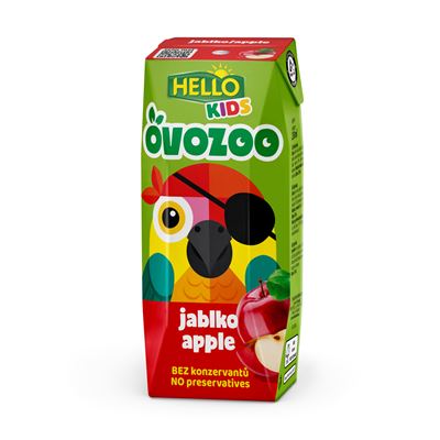 HELLO Ovozoo jablko 18 x 250 ml