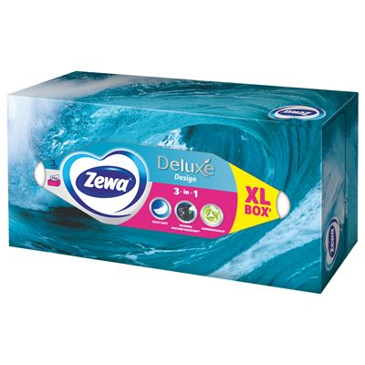 Zewa Deluxe Kapesníčky 3vrstvé box 150 ks