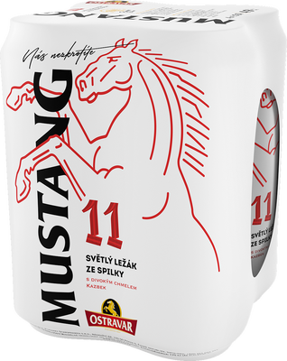 Ostravar Mustang plech 4x0,5l