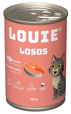 Louie konzerva pro kočky - losos