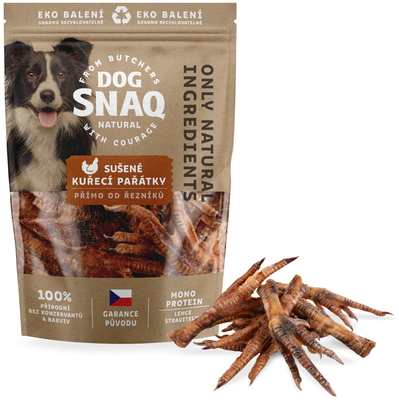 Dog Snaq Natural Kuřecí pařátky, sušené