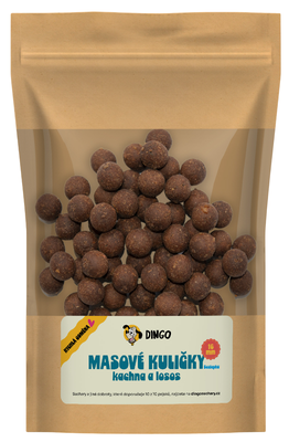 Dingo Masové kuličky - Kachna a losos 16mm