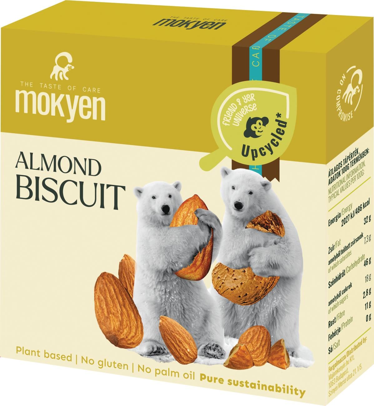 Mokyen Upcycled mandlové sušenky