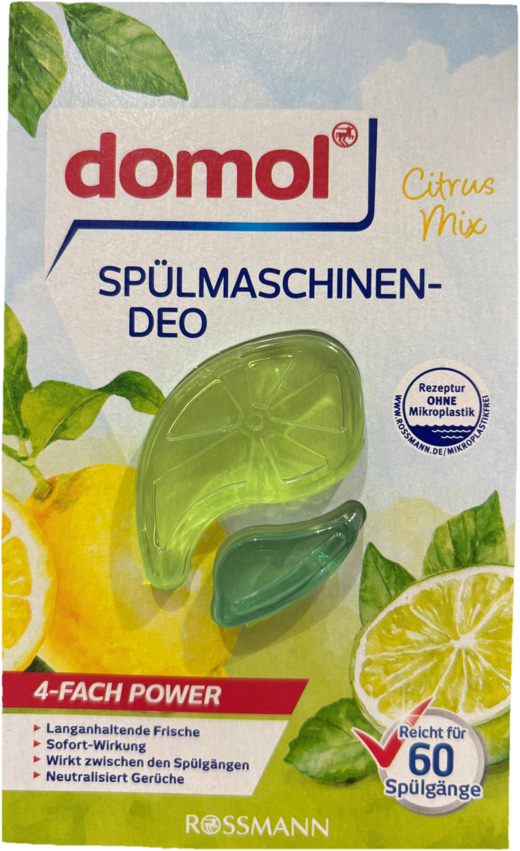 Domol Vůně do myčky citron