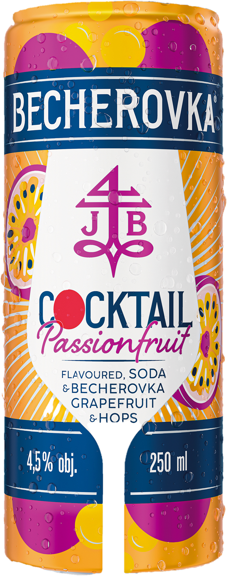 Becherovka Cocktail Passionfruit 4,5% – plech