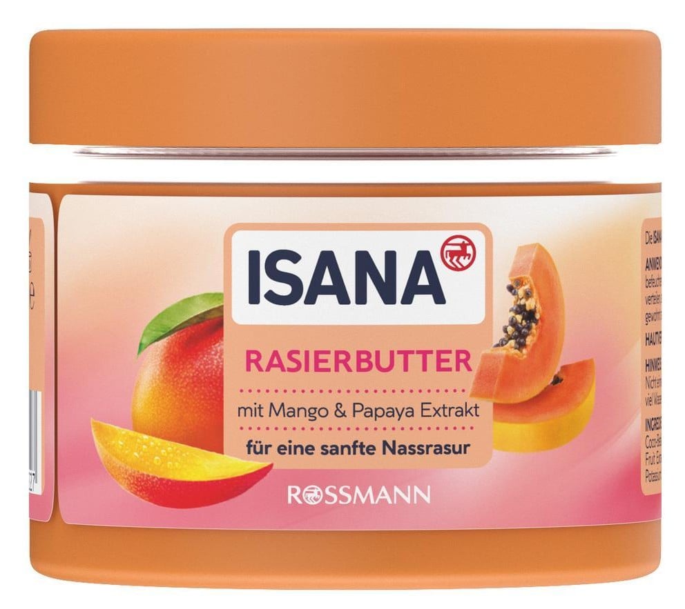 ISANA Máslo na holení mango a papája