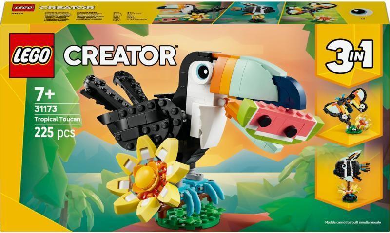 LEGO® Creator 3 v 1 31173 Divoká zvířata: Tropický tukan