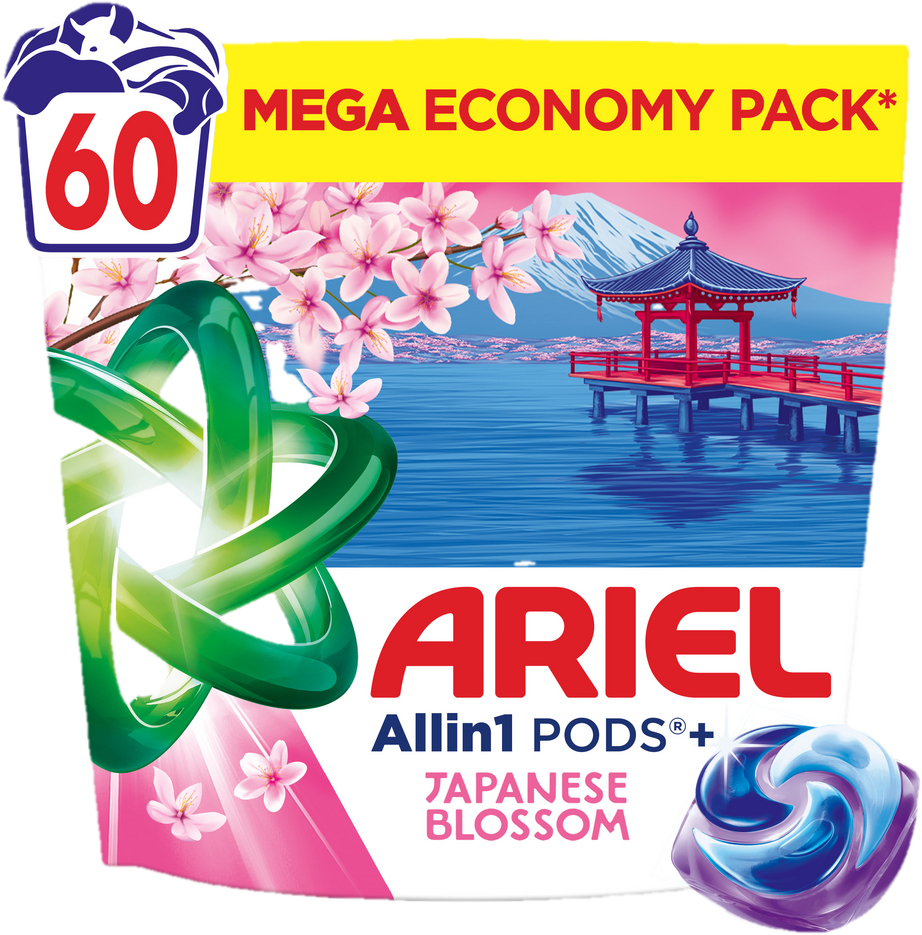 Ariel Allin1 PODS® Japanese Blossom kapsle na praní