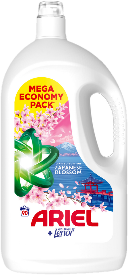 Ariel Japanese Blossom prací gel (4,05 l)