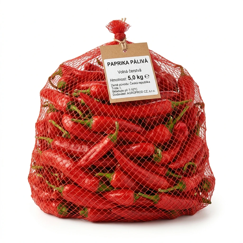 Paprika pálivá volná čerstvá 5 kg