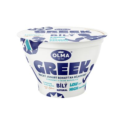 OLMA Jogurt řecký bílý chlaz. 12 x 140 g