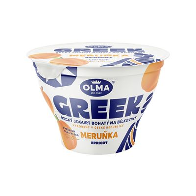 OLMA jogurt řecký meruňka chlaz. 12 x 140 g