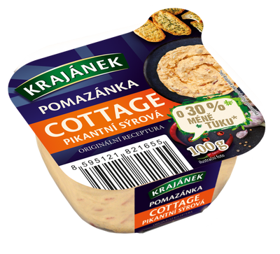 Krajánek Pomazánka cottage pikantní sýrová