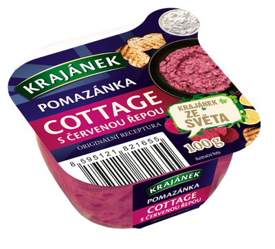 Krajánek Pomazánka cottage červená řepa