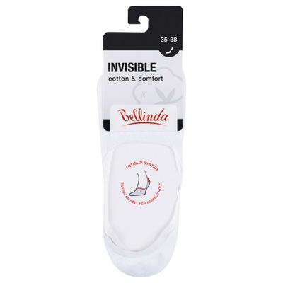 Bellinda INVISIBLE SOCKS bílé, vel. 35-38