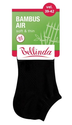 Bellinda Bambus dámské ponožky černé, vel. 39-42