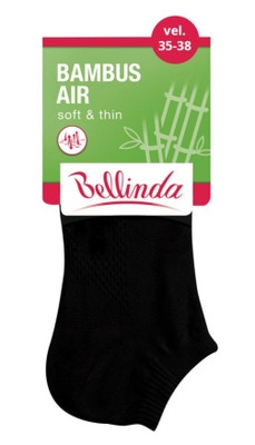 Bellinda Bambus dámské ponožky černé, vel. 35-38