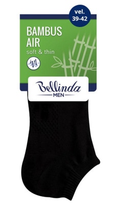 Bellinda Bambus pánské ponožky černé, vel. 39-42