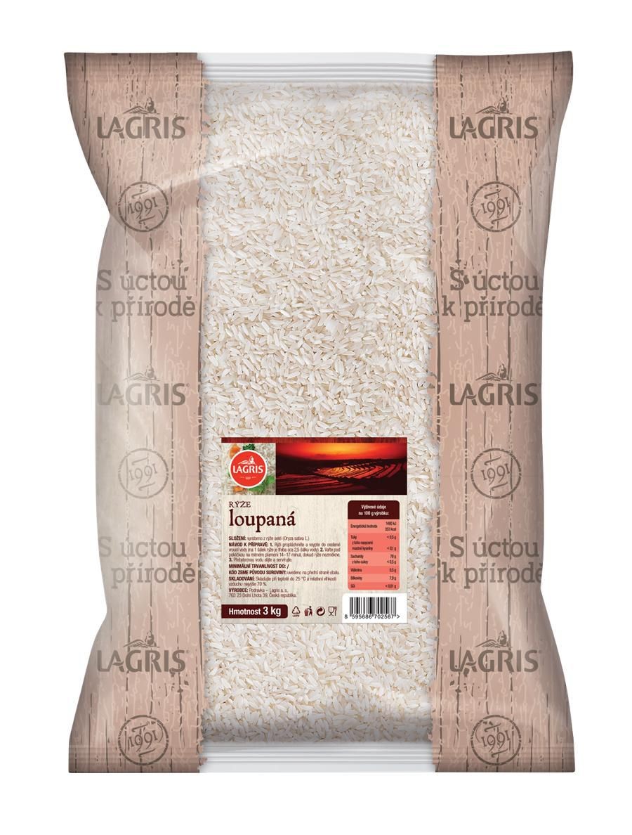 Lagris Rýže loupaná 3 kg