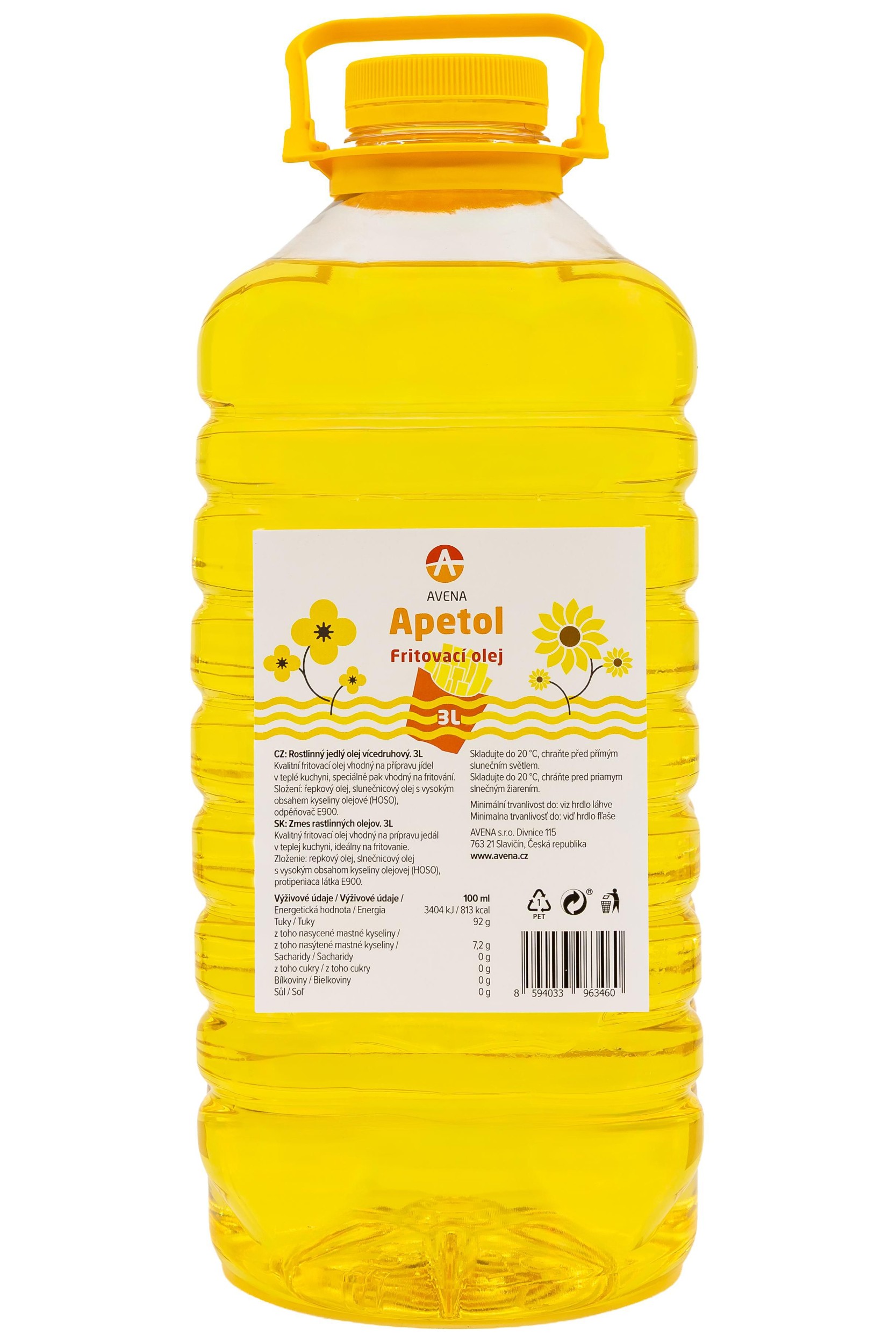 Avena Apetol fritovací olej 3 l