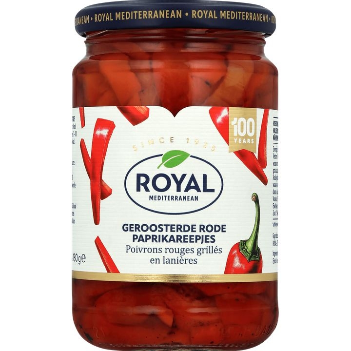 Royal Pečená červená paprika - plátky 310g