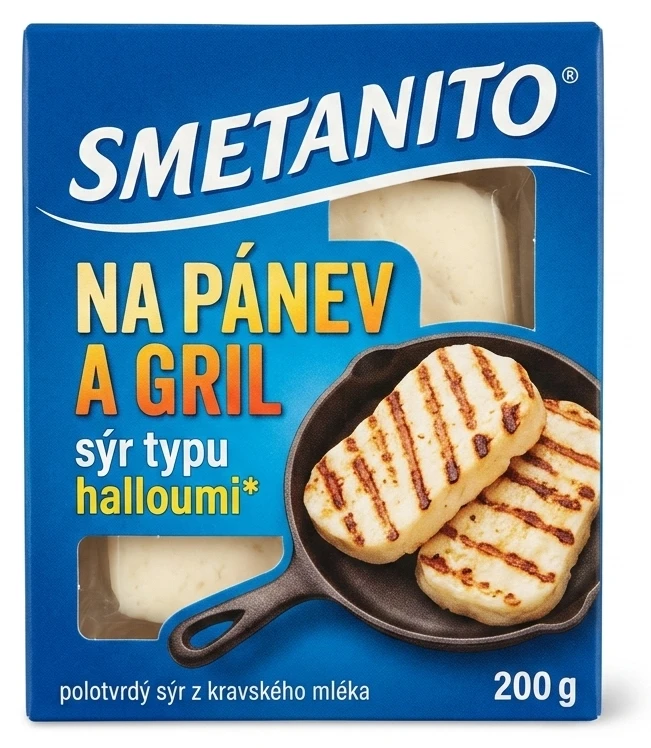 Smetanito Sýr na pánev a gril