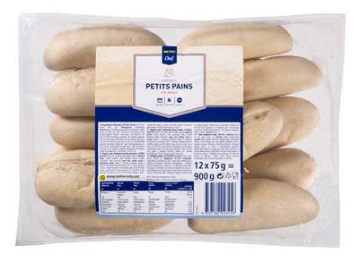 Metro Chef Bagetky světlé 12x75g k dopečení