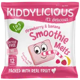 Kiddylicious Ovocné polštářky z jahod a banánu