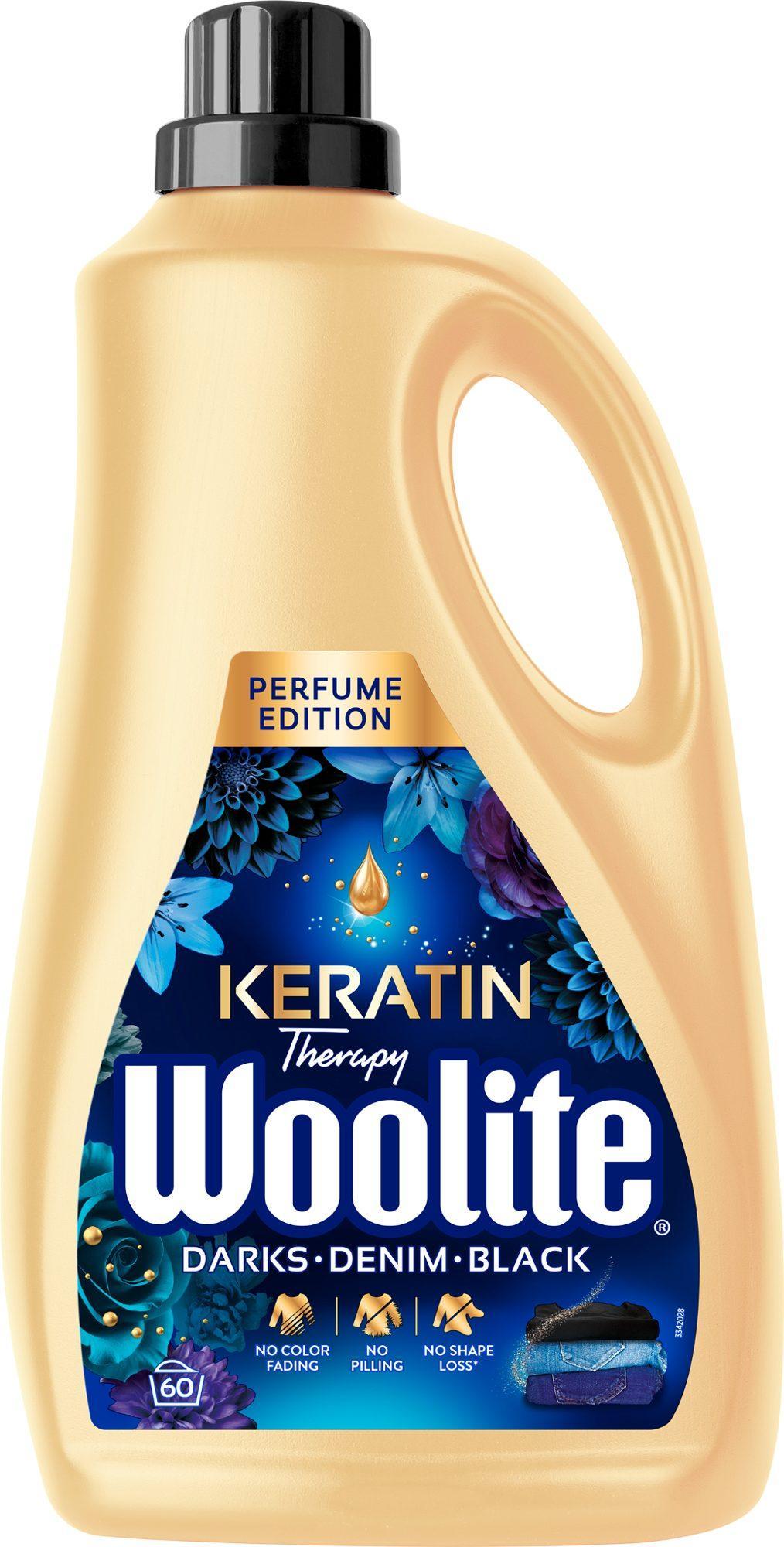Woolite Keratin Therapy na tmavé prádlo speciální prací prostředek (3,6 l)