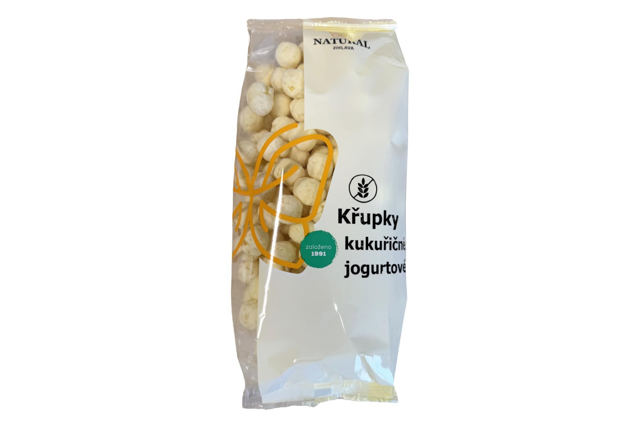 Natural Jihlava Křupky kukuřičné jogurtové bez lepku 140g