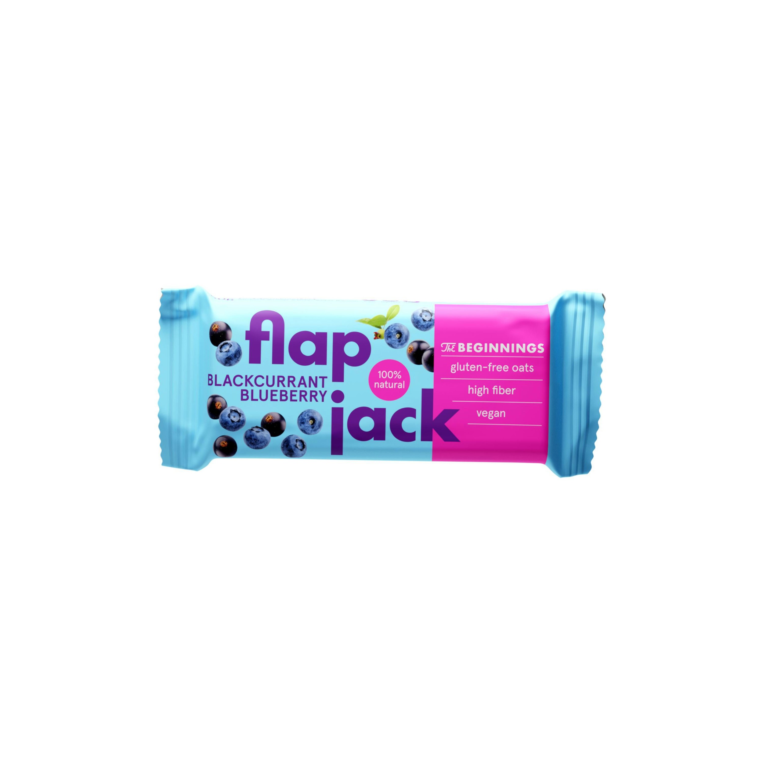 The Beginnings Flapjack ovesný černý rybíz a borůvka bezlepkový 60 g