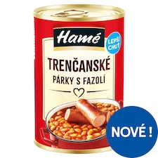Hamé Trenčanské párky s fazolí 400g