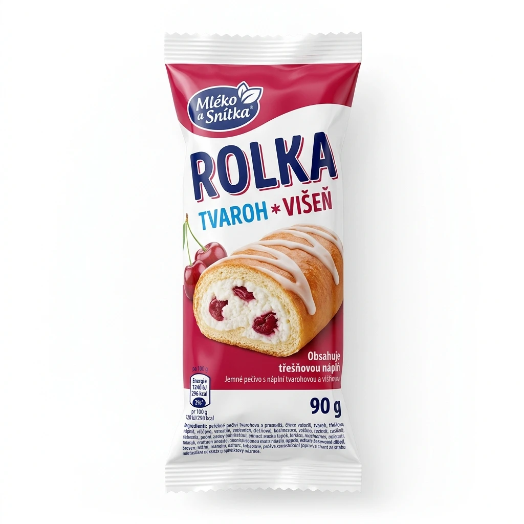 Rolka tvaroh višeň 12 x 90 g