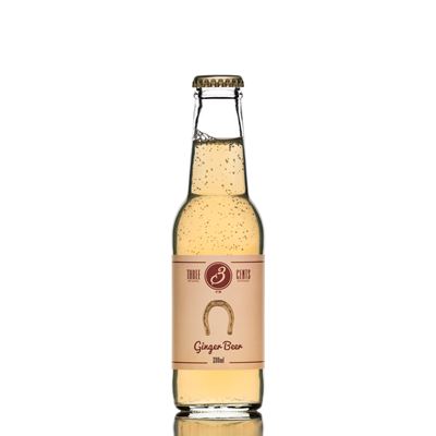 THREE CENTS Ginger Beer/zázvorové pivo 24 x 200 ml