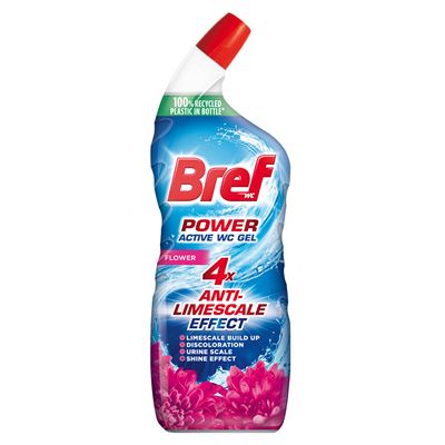 Bref Power Active WC gel Flower/květina 750 ml