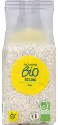 Monoprix BIO Bílá dlouhozrnná rýže