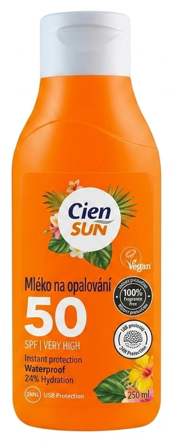 Cien Sun Mléko na opalování SPF 50