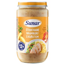 Sunar příkrm šťouchané brambory s kuřetem 12m+, 235g