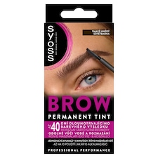 Syoss Brow Tint permanentní barva na obočí Tmavě hnědý