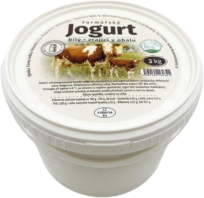 Farma rodiny Němcovi Farmářský jogurt bílý