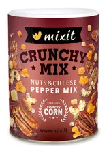 Mixit Crunchy mix – Sýr, crunchy corn a oříšky s barevným pepřem