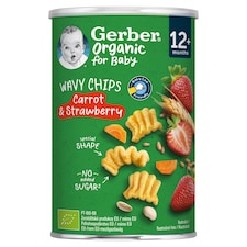 GERBER Wavy chips mrkev a jahoda 35g